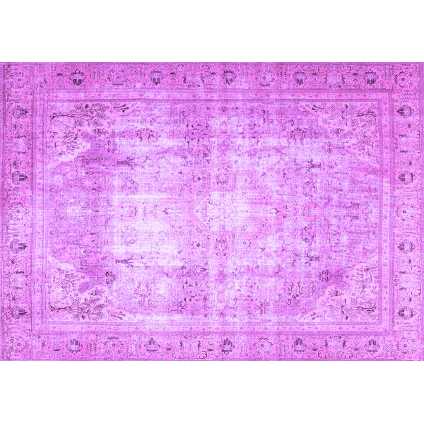 Williston Diamanto Purple/Pink Rug Wayfair